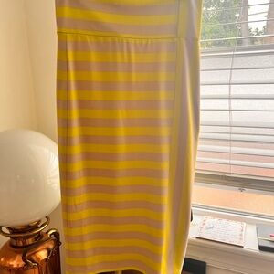 Yellow Striped Dress